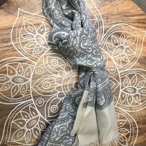 Vintage Savile Row Paisley Silk Scarf